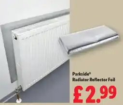 Lidl Parkside Radiator Reflector Foil offer