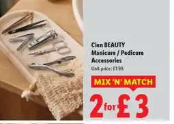 Lidl Cien BEAUTY Manicure/Pedicure Accessories offer