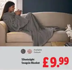 Lidl Silentnight Snugsie Blanket offer