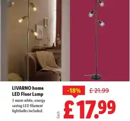 Lidl LIVARNO home LED Floor Lamp offer