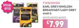 Bestway Twinings earl grey/english breakfast/lady grey offer