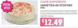 Bestway Cake emporium varieties as stocked sgl offer