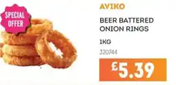Bestway Aviko beer battered onion rings offer