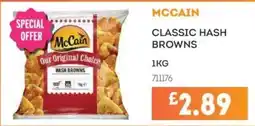 Bestway Mccain classic hash browns offer
