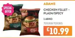 Bestway Adams chicken fillet - plain/spicy offer