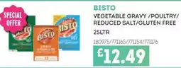 Bestway Bisto vegetable gravy/poultry/ reduced salt/gluten free offer