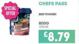 Bestway Chefs pass beef powder offer