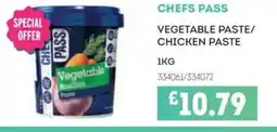 Bestway Chefs pass vegetable paste/ chicken paste offer
