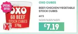 Bestway OXO CUBES Beef/chicken/vegetable stock cubes offer