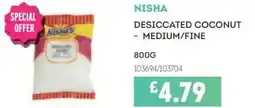 Bestway NISHA Desiccated coconut - medium/fine offer