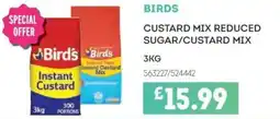 Bestway BIRDS Custard mix reduced sugar/custard mix offer