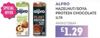 ALPRO Hazelnut/soya protein chocolate