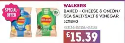 Bestway WALKERS Baked cheese & onion/ sea salt/salt & vinegar offer