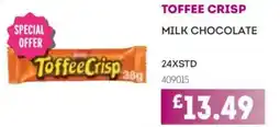 Bestway TOFFEE CRISP Milk chocolate offer