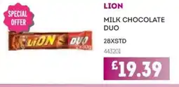 Bestway LION Milk chocolate duo offer
