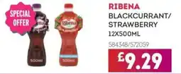 Bestway RIBENA Blackcurrant/ strawberry offer
