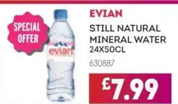 Bestway EVIAN Still natural mineral water offer
