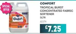 Bestway COMFORT Tropical burst concentrated fabric softener offer