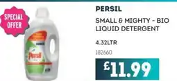 Bestway PERSIL Small & mighty - bio liquid detergent offer