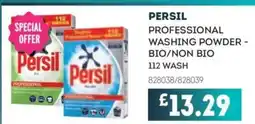 Bestway PERSIL Professional washing powder - bio/non bio 112 wash offer
