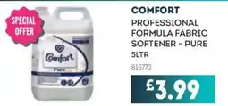 Bestway COMFORT Professional formula fabric softener - pure offer