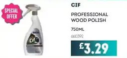 Bestway CIF Professional wood polish offer