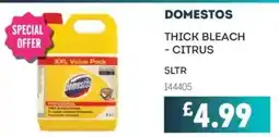 Bestway DOMESTOS Thick bleach - citrus offer