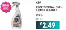 Bestway CIF Professional oven & grill cleaner offer