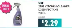 Bestway CIF 2in1 kitchen cleaner disinfectant offer