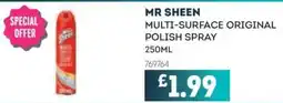 Bestway MR SHEEN Multi-surface original polish spray offer