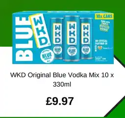 Asda WKD Original Blue Vodka Mix offer