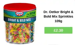 Morrisons Dr. Oetker Bright & Bold Mix Sprinkles offer