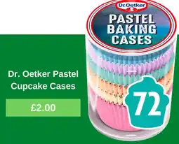 Morrisons Dr. Oetker Pastel Cupcake Cases offer