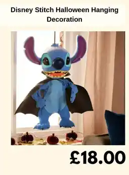 Sainsbury's Disney Stitch Halloween Hanging Decoration offer