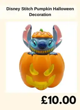 Sainsbury's Disney Stitch Pumpkin Halloween Decoration offer