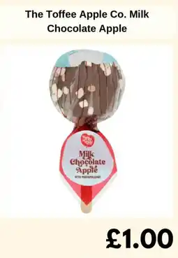 Sainsbury's The Toffee Apple Co. Milk Chocolate Apple offer