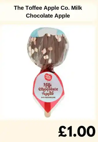 Sainsbury's The Toffee Apple Co. Milk Chocolate Apple offer