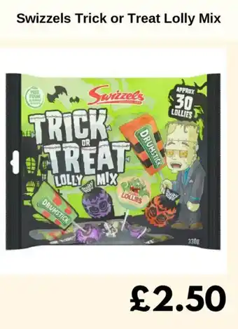 Sainsbury's Swizzels Trick or Treat Lolly Mix offer