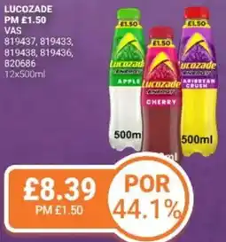 Bestway Lucozade offer