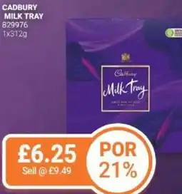Bestway Cadbury milk tray offer