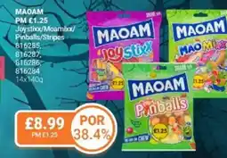 Bestway MAOAM Joystixx/Moamixx/ Pinballs/Stripes offer