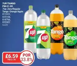 Bestway 7UP/TANGO 7Up: Zero/Regular Tango: Orange/Apple offer