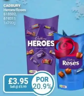 CADBURY Heroes/Roses