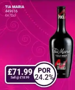 Bestway Tia maria offer