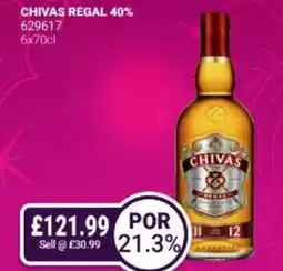 Bestway Chivas regal 40% offer