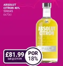 Bestway Absolut citron 40% offer
