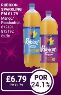 Bestway Rubicon sparkling mango/ passionfruit offer
