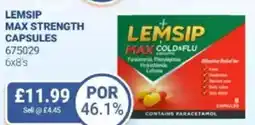 Bestway Lemsip max strength capsules offer