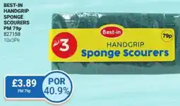 Bestway Best-in handgrip sponge scourers offer