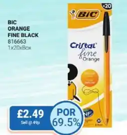 Bestway Bic orange fine black offer